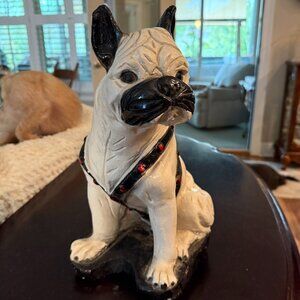 Vintage 1940s Chalk Ware Dog Sculpture – Carnival Prize